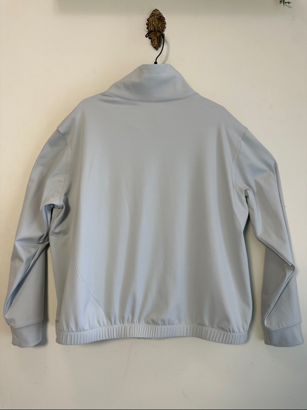 Ebb & Flow Light Gray Women's Track Jacket with Front Pockets - Picture 4 of 6